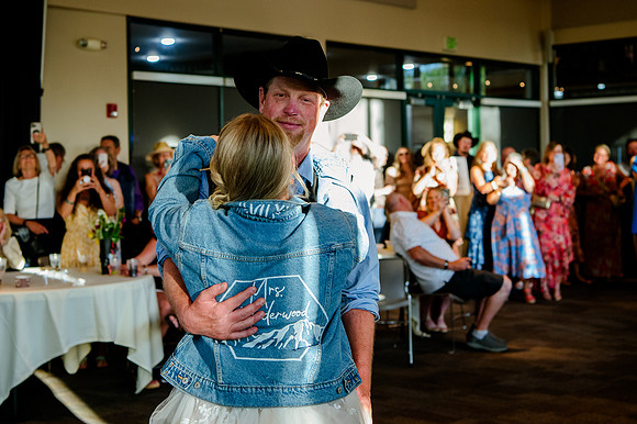 Celebrating Megan and Seth: A Festive Reception at River Oaks Golf Course