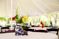 Celebrating Megan and Seth: A Festive Reception at River Oaks Golf Course