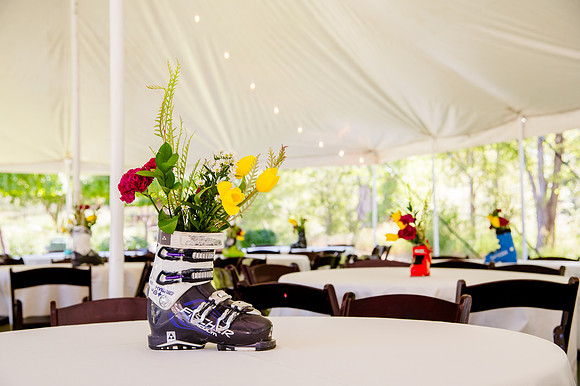 Celebrating Megan and Seth: A Festive Reception at River Oaks Golf Course