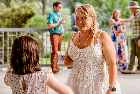 Celebrating Megan and Seth: A Festive Reception at River Oaks Golf Course