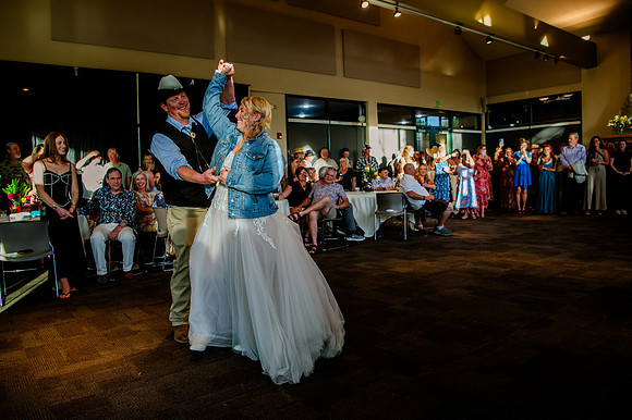 Celebrating Megan and Seth: A Festive Reception at River Oaks Golf Course