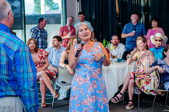 Celebrating Megan and Seth: A Festive Reception at River Oaks Golf Course