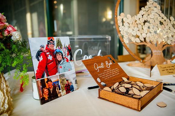 Celebrating Megan and Seth: A Festive Reception at River Oaks Golf Course