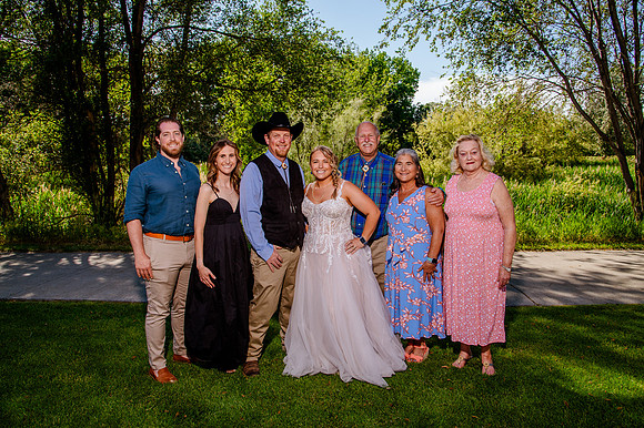 Celebrating Megan and Seth: A Festive Reception at River Oaks Golf Course
