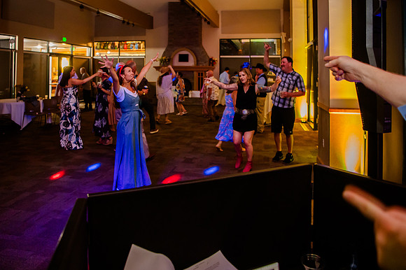 Celebrating Megan and Seth: A Festive Reception at River Oaks Golf Course
