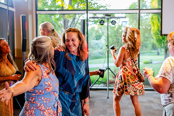 Celebrating Megan and Seth: A Festive Reception at River Oaks Golf Course