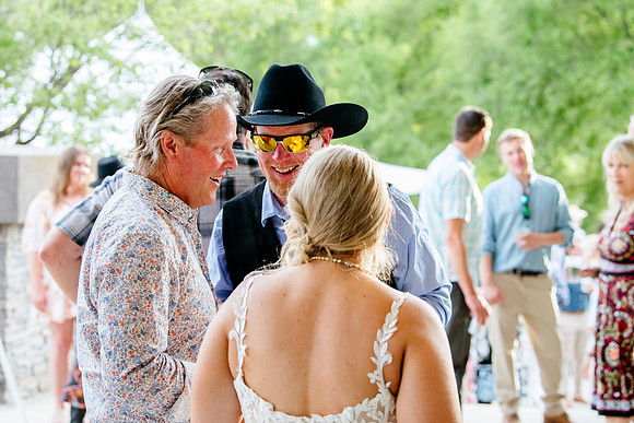 Celebrating Megan and Seth: A Festive Reception at River Oaks Golf Course