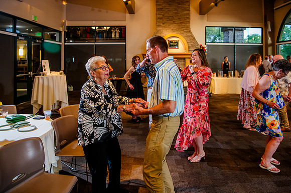 Celebrating Megan and Seth: A Festive Reception at River Oaks Golf Course