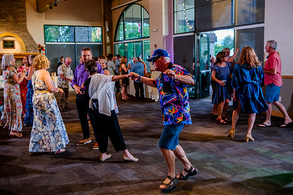 Celebrating Megan and Seth: A Festive Reception at River Oaks Golf Course
