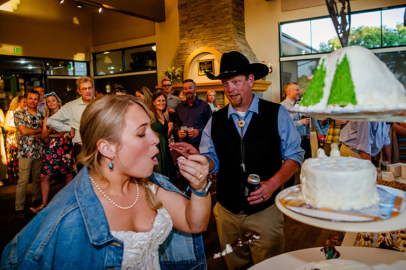 Celebrating Megan and Seth: A Festive Reception at River Oaks Golf Course