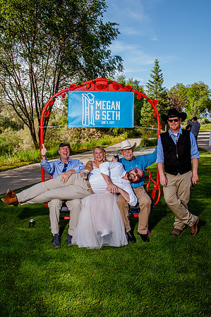 Celebrating Megan and Seth: A Festive Reception at River Oaks Golf Course