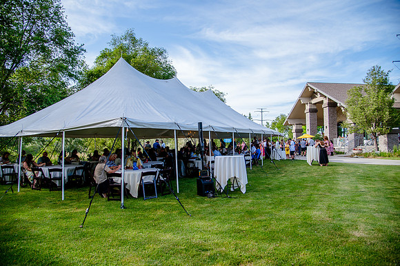 Celebrating Megan and Seth: A Festive Reception at River Oaks Golf Course