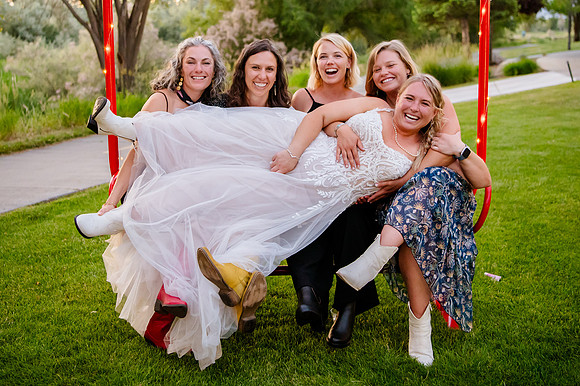 Celebrating Megan and Seth: A Festive Reception at River Oaks Golf Course