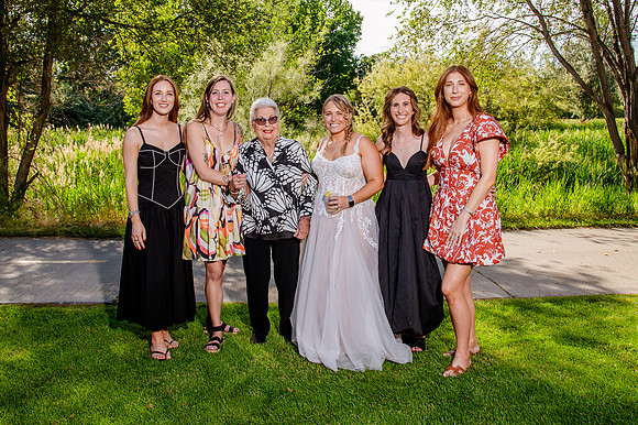 Celebrating Megan and Seth: A Festive Reception at River Oaks Golf Course
