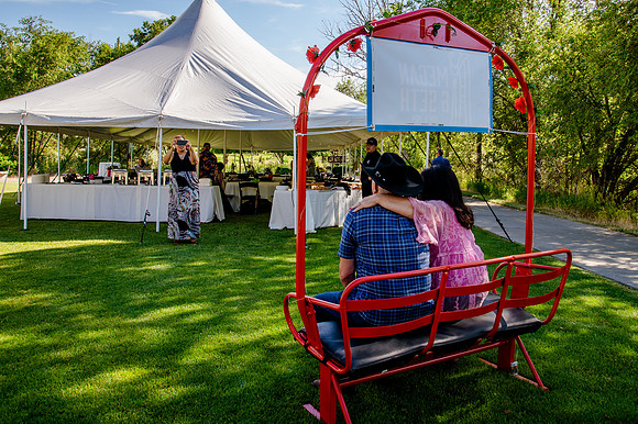 Celebrating Megan and Seth: A Festive Reception at River Oaks Golf Course