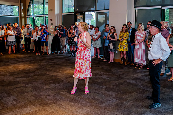 Celebrating Megan and Seth: A Festive Reception at River Oaks Golf Course