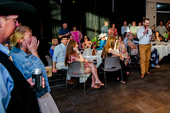Celebrating Megan and Seth: A Festive Reception at River Oaks Golf Course