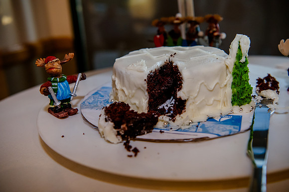 Celebrating Megan and Seth: A Festive Reception at River Oaks Golf Course