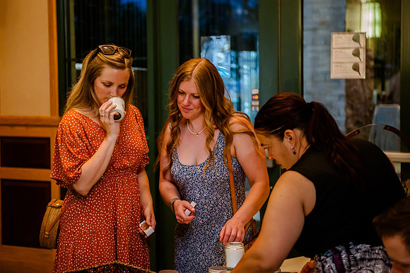 Celebrating Megan and Seth: A Festive Reception at River Oaks Golf Course
