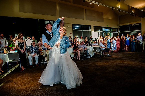 Celebrating Megan and Seth: A Festive Reception at River Oaks Golf Course