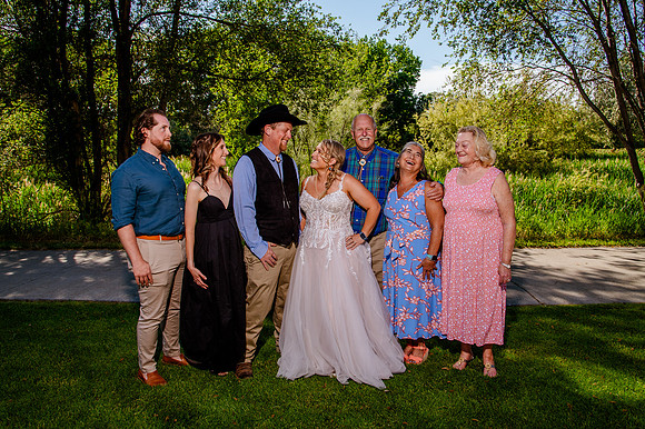 Celebrating Megan and Seth: A Festive Reception at River Oaks Golf Course