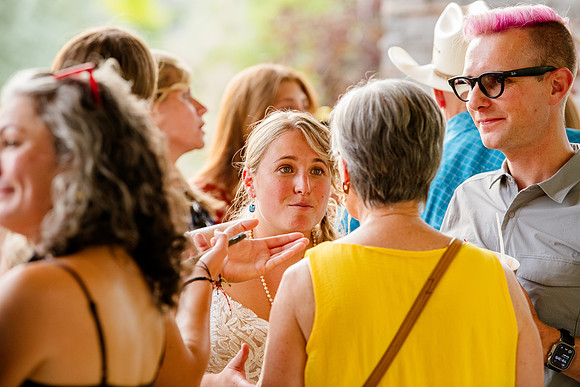 Celebrating Megan and Seth: A Festive Reception at River Oaks Golf Course