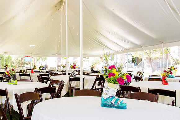 Celebrating Megan and Seth: A Festive Reception at River Oaks Golf Course