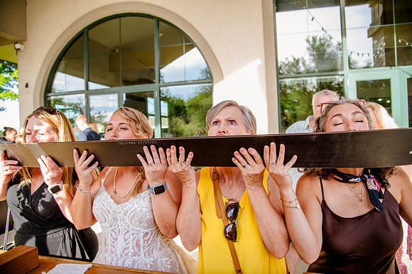 Celebrating Megan and Seth: A Festive Reception at River Oaks Golf Course