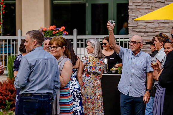 Celebrating Megan and Seth: A Festive Reception at River Oaks Golf Course