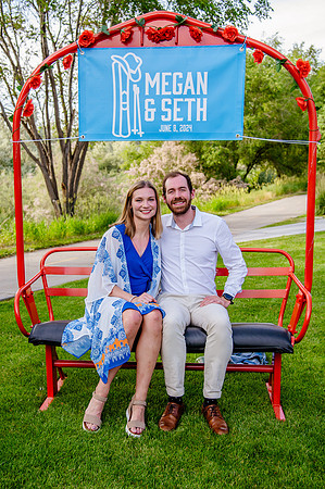 Celebrating Megan and Seth: A Festive Reception at River Oaks Golf Course