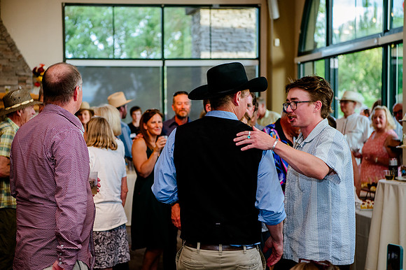 Celebrating Megan and Seth: A Festive Reception at River Oaks Golf Course