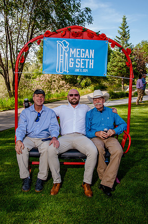 Celebrating Megan and Seth: A Festive Reception at River Oaks Golf Course