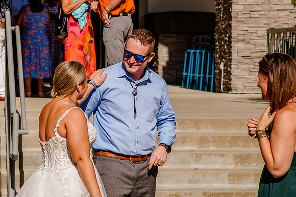 Celebrating Megan and Seth: A Festive Reception at River Oaks Golf Course