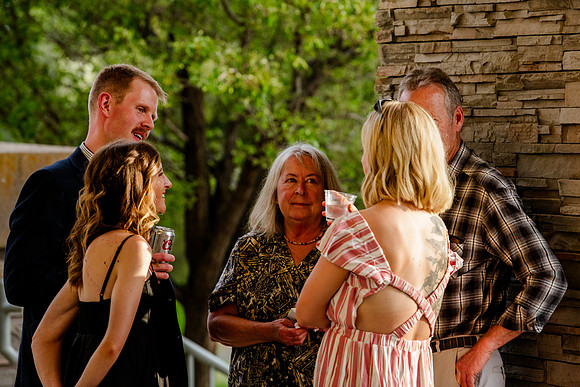 Celebrating Megan and Seth: A Festive Reception at River Oaks Golf Course