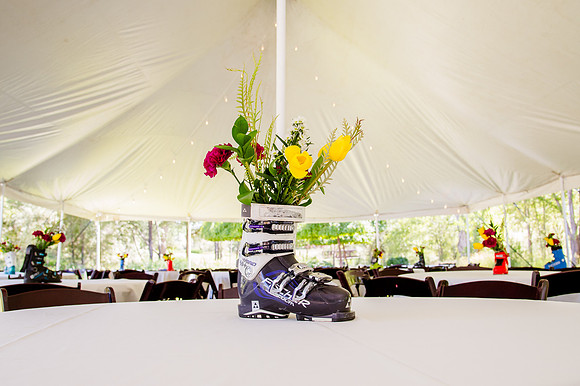 Celebrating Megan and Seth: A Festive Reception at River Oaks Golf Course
