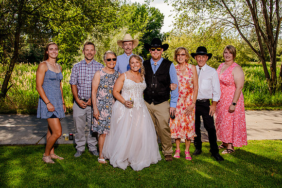 Celebrating Megan and Seth: A Festive Reception at River Oaks Golf Course