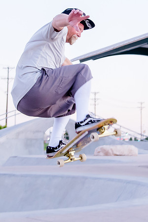 Unveiling Dawn's Magic: Hard Coin-sponsored Skateboarding Shoot at West Valley Skate Park