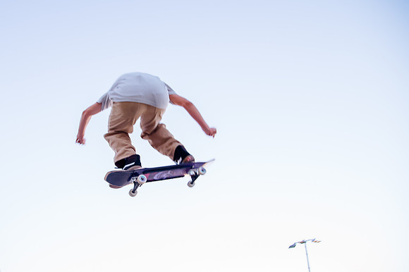 Unveiling Dawn's Magic: Hard Coin-sponsored Skateboarding Shoot at West Valley Skate Park