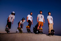 Unveiling Dawn's Magic: Hard Coin-sponsored Skateboarding Shoot at West Valley Skate Park