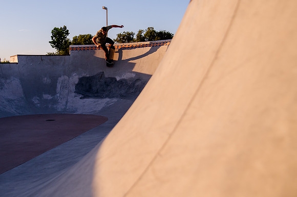 Unveiling Dawn's Magic: Hard Coin-sponsored Skateboarding Shoot at West Valley Skate Park