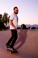 Unveiling Dawn's Magic: Hard Coin-sponsored Skateboarding Shoot at West Valley Skate Park