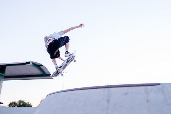 Unveiling Dawn's Magic: Hard Coin-sponsored Skateboarding Shoot at West Valley Skate Park