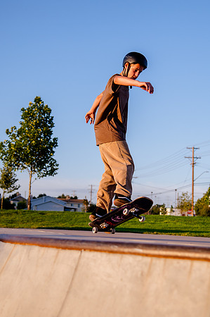 Unveiling Dawn's Magic: Hard Coin-sponsored Skateboarding Shoot at West Valley Skate Park