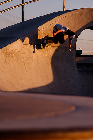Unveiling Dawn's Magic: Hard Coin-sponsored Skateboarding Shoot at West Valley Skate Park