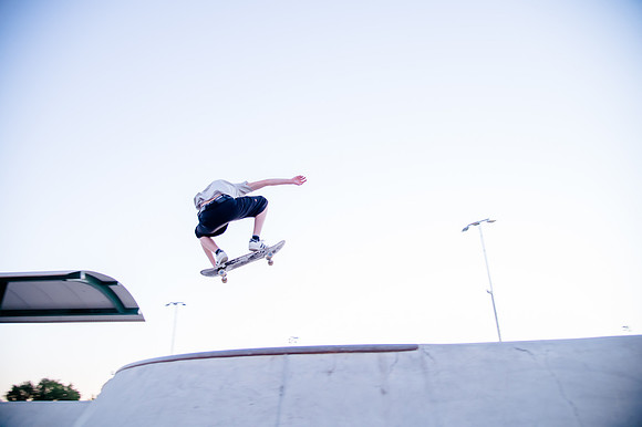 Unveiling Dawn's Magic: Hard Coin-sponsored Skateboarding Shoot at West Valley Skate Park