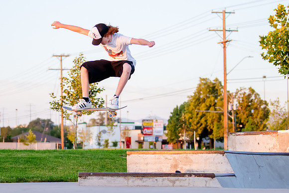 Unveiling Dawn's Magic: Hard Coin-sponsored Skateboarding Shoot at West Valley Skate Park