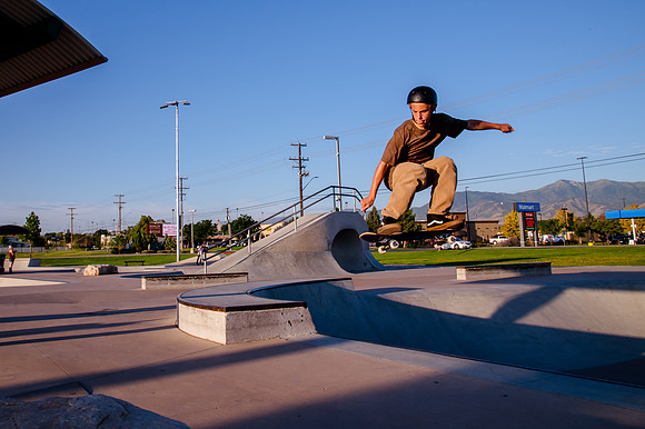 Unveiling Dawn's Magic: Hard Coin-sponsored Skateboarding Shoot at West Valley Skate Park