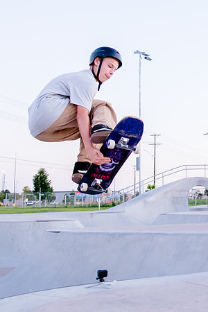 Unveiling Dawn's Magic: Hard Coin-sponsored Skateboarding Shoot at West Valley Skate Park