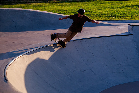 Unveiling Dawn's Magic: Hard Coin-sponsored Skateboarding Shoot at West Valley Skate Park