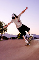 Unveiling Dawn's Magic: Hard Coin-sponsored Skateboarding Shoot at West Valley Skate Park